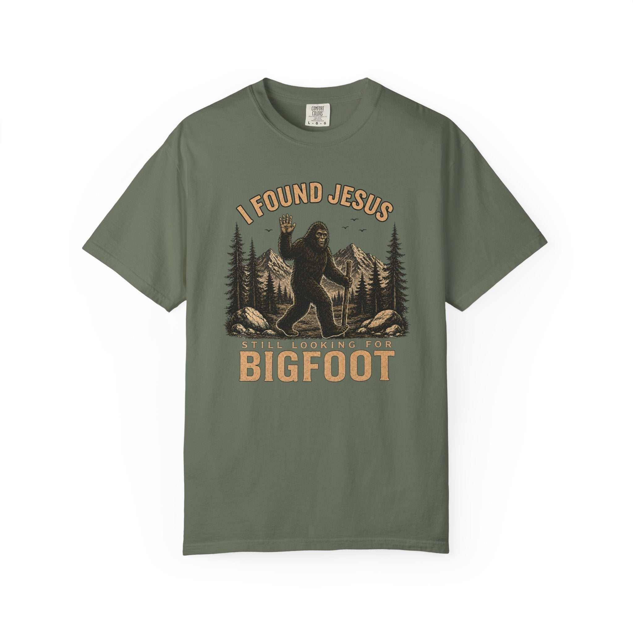Bigfoot I Found Jesus T-Shirt