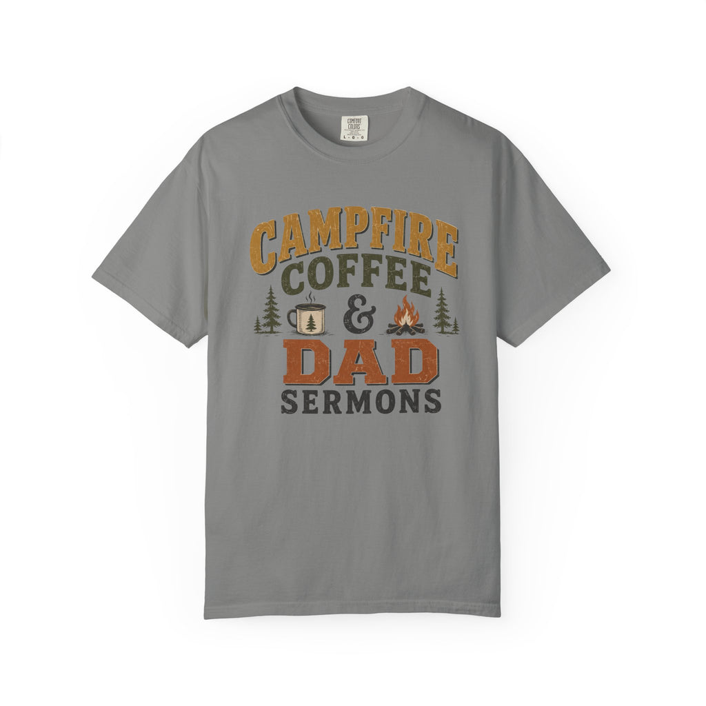 Campfire Coffee & Dad Sermons T-Shirt