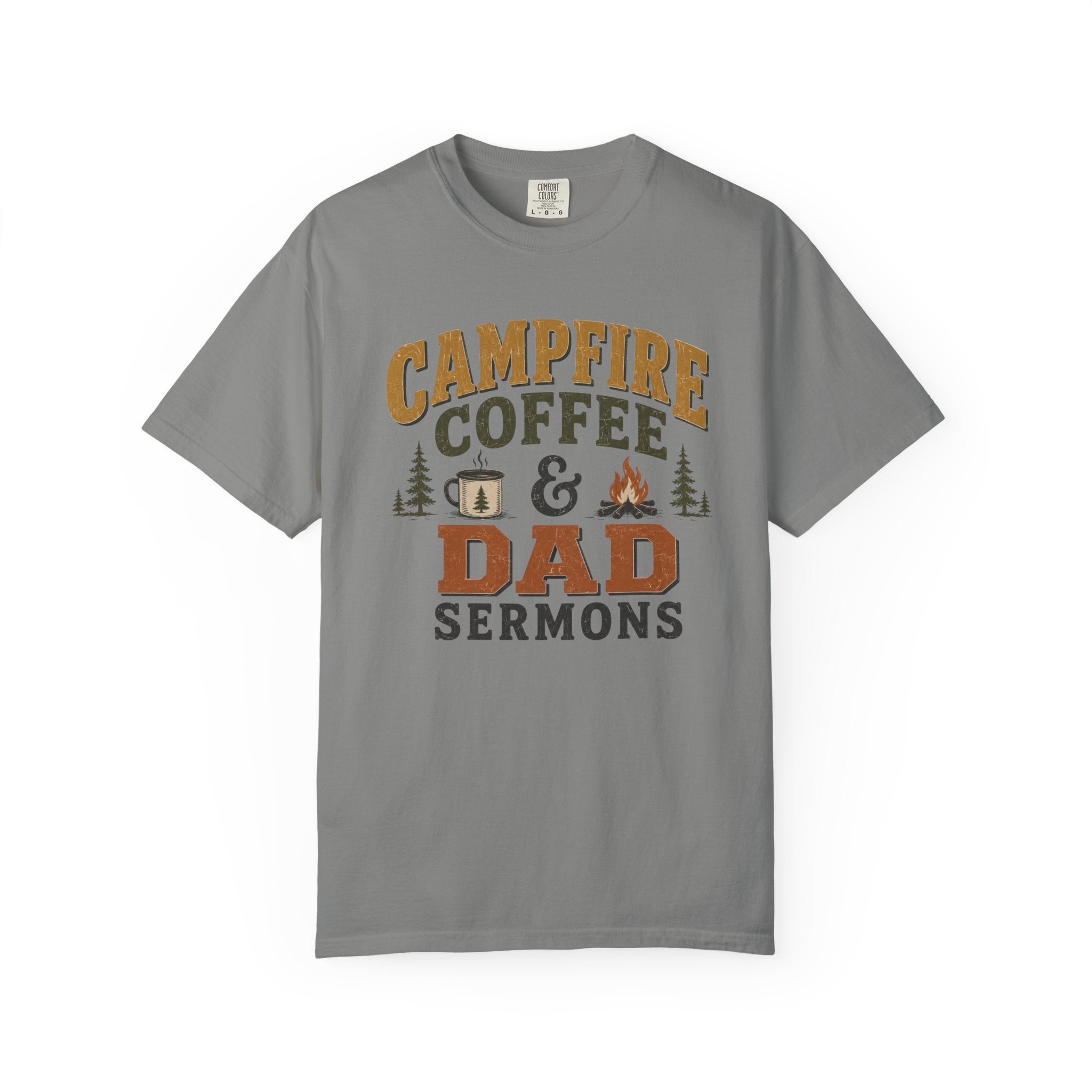 Campfire Coffee & Dad Sermons T-Shirt