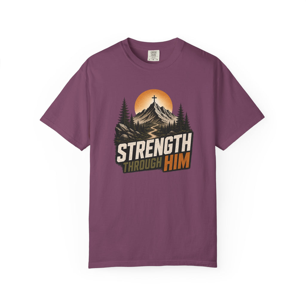 Strength Through Him T-Shirt