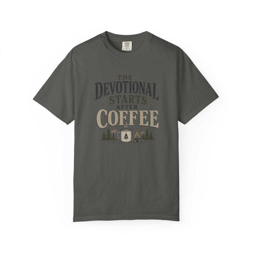 The Devotional Starts After Coffee T-Shirt