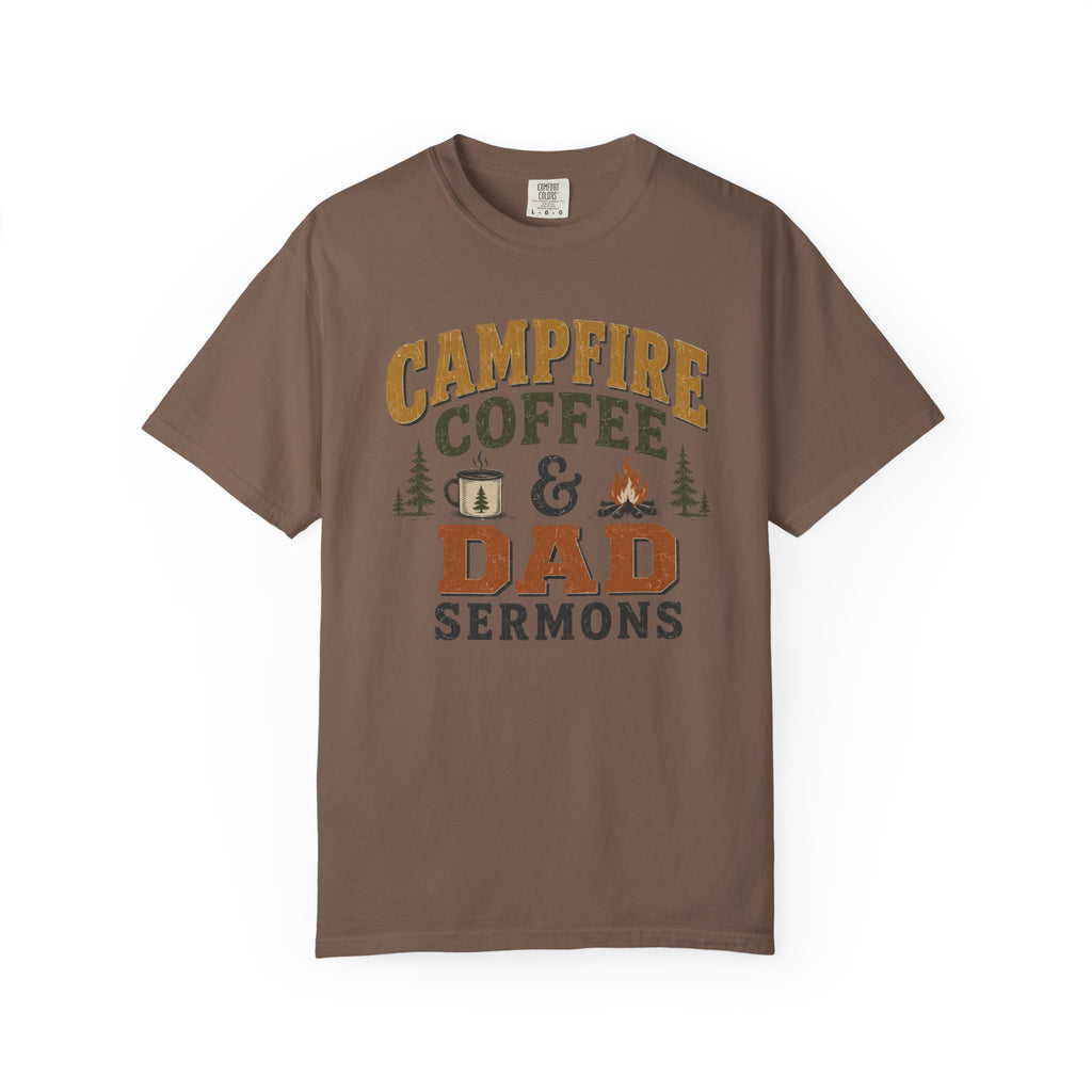 Campfire Coffee & Dad Sermons T-Shirt