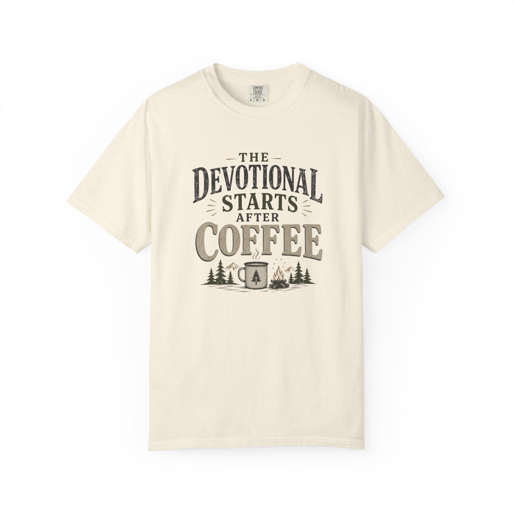 The Devotional Starts After Coffee T-Shirt