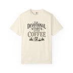 The Devotional Starts After Coffee T-Shirt