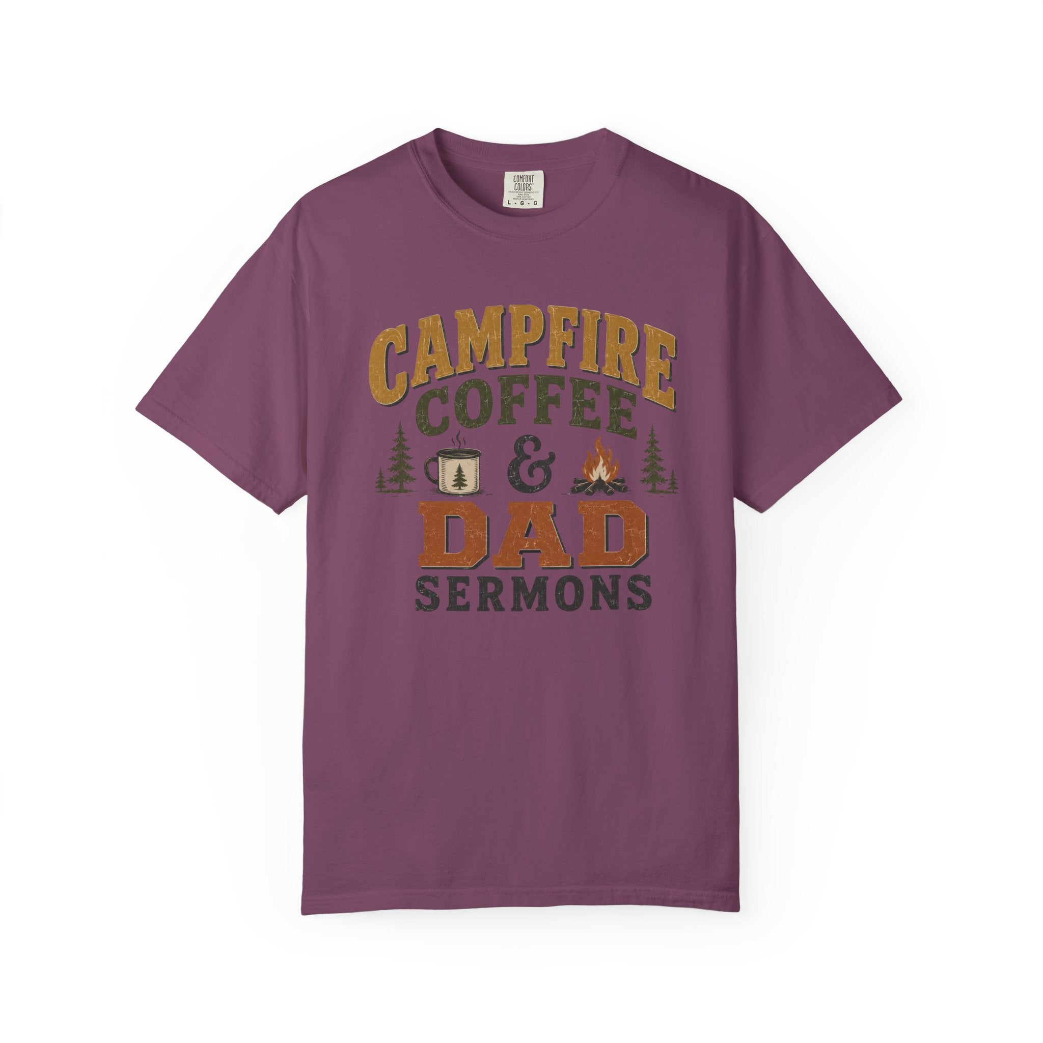 Campfire Coffee & Dad Sermons T-Shirt