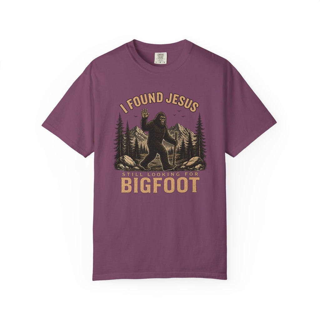 Bigfoot I Found Jesus T-Shirt