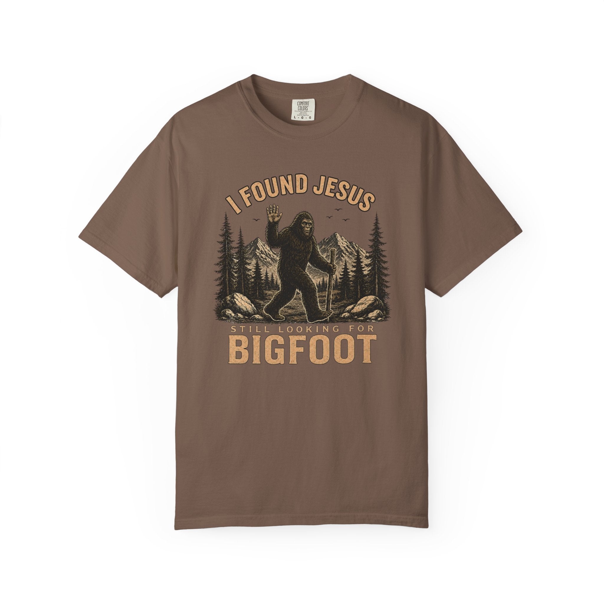 Bigfoot I Found Jesus T-Shirt
