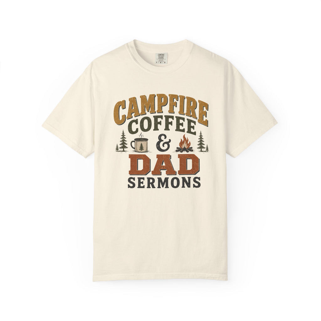 Campfire Coffee & Dad Sermons T-Shirt