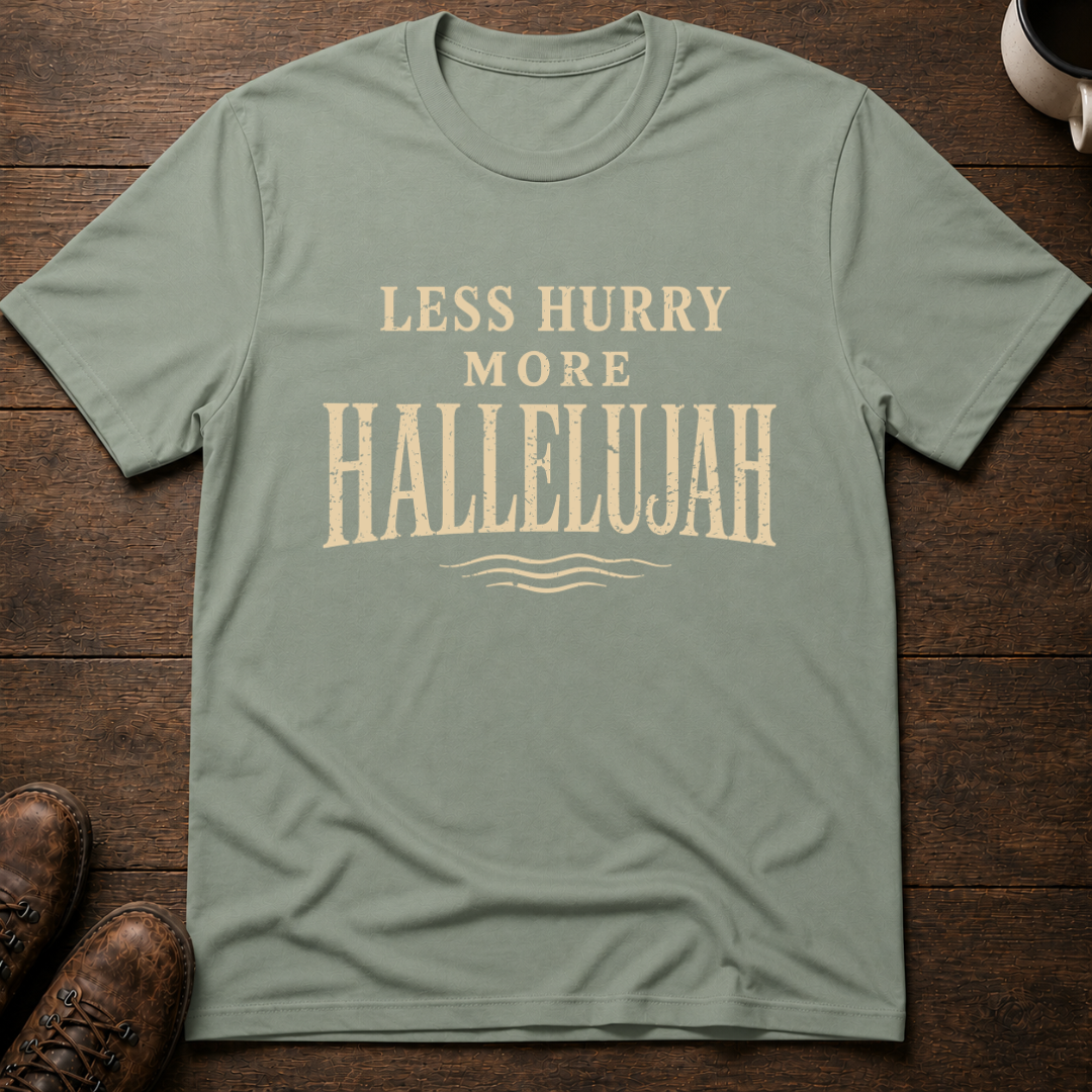 Less Hurry More Hallelujah T-Shirt
