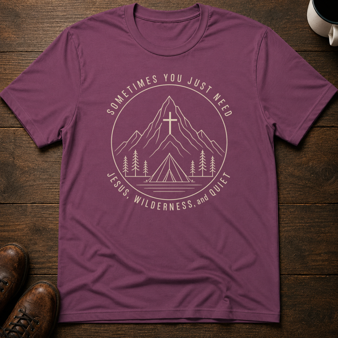 Jesus Wilderness Quiet T-Shirt