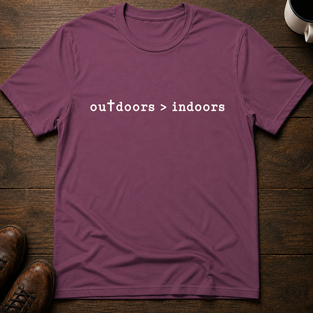 Outdoors Is Greater T-Shirt
