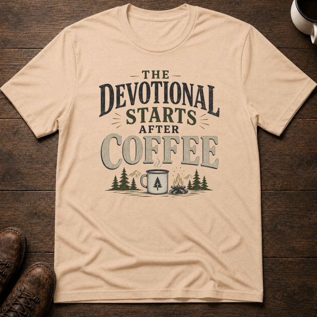 The Devotional Starts After Coffee T-Shirt