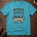 Hooks Hikes Holy Advice T-Shirt