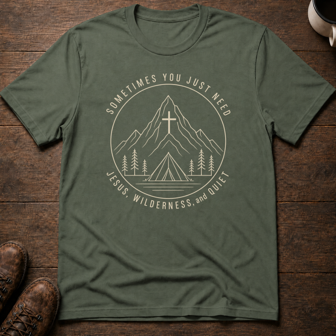 Jesus Wilderness Quiet T-Shirt