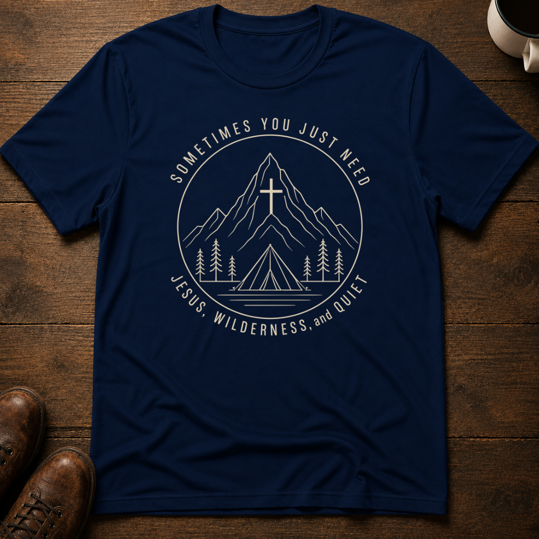 Jesus Wilderness Quiet T-Shirt